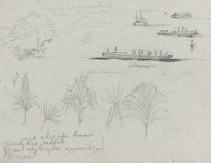 エクアドル、グアプロのコトパクシ 作： Frederic Edwin Church